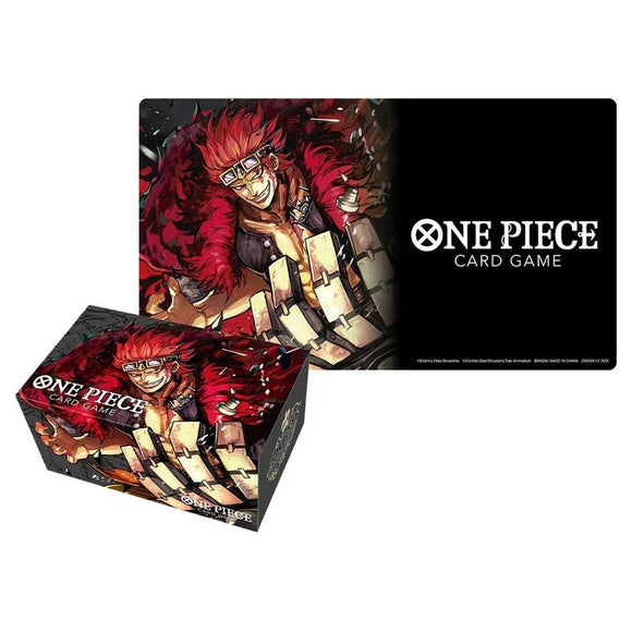 One Piece Card Game Playmat and Storage Box Set - Eustass Captain Kid