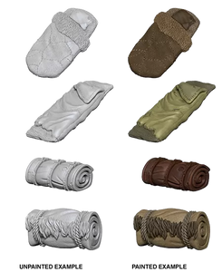 WizKids Deep Cuts Unpainted Miniatures Bedrolls