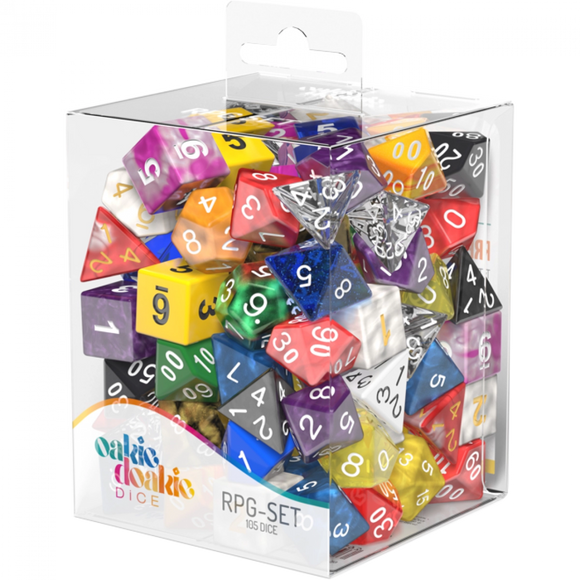 Oakie Doakie Dice RPG Set Retail Pack 105 loose