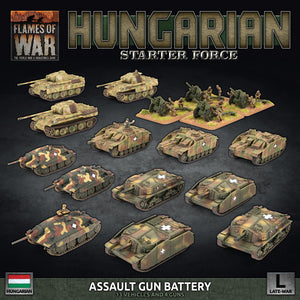 Flames of War: Hungarian Starter Force: Assault Gun Battery