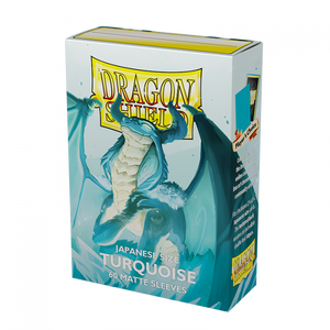 Dragon Shield - Box 60 - MATTE Turquoise - Japanese