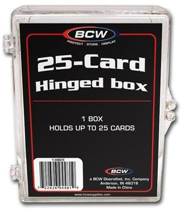 BCW - Hinged Box 25 Count