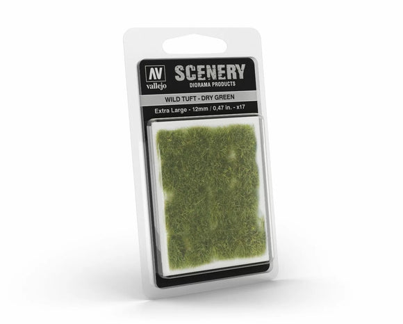 Vallejo Scenery - Wild Tuft - Extra Large - Dry Green