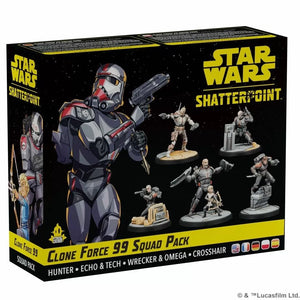 Star Wars Shatterpoint Clone Force 99 Squad Pack