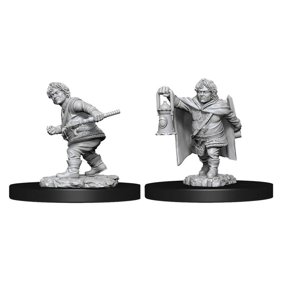 D&D Nolzurs Marvelous Unpainted Miniatures Male Halfling Rouge - The Gaming Verse