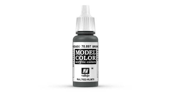 Vallejo Model Colour Bronze Green 17ml - The Gaming Verse