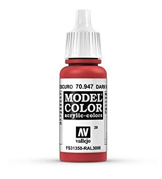 Vallejo Model Colour Dark Vermillion - The Gaming Verse