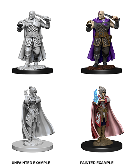 D&D Nolzurs Marvelous Unpainted Miniatures Human Ranger & Moon Elf Sorcerer - The Gaming Verse