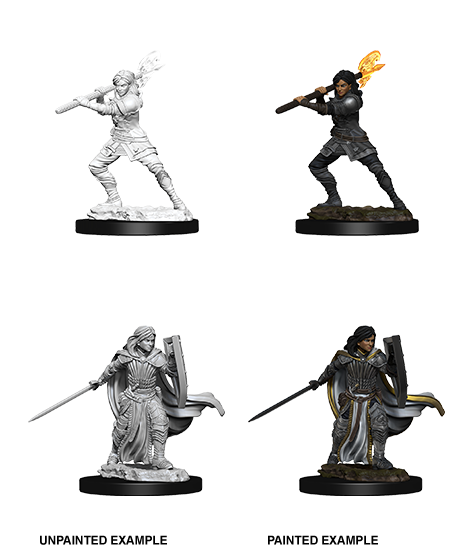 D&D Nolzurs Marvelous Unpainted Miniatures Female Human Paladin - The Gaming Verse