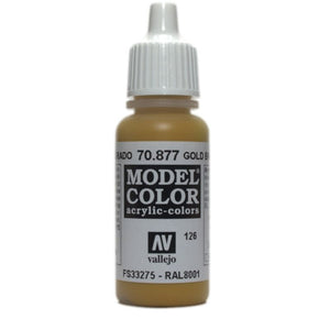 Vallejo Model Colour Goldbrown 17ml - The Gaming Verse