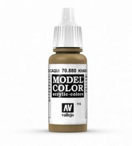 Vallejo Model Colour Khaki Grey 17ml - The Gaming Verse