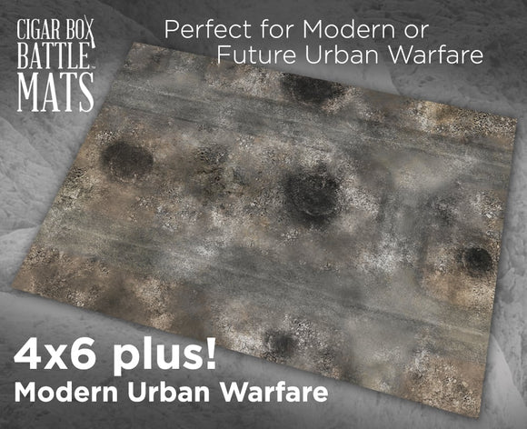 Cigar Box Modern Urban Warfare 4x6 Battle Mat