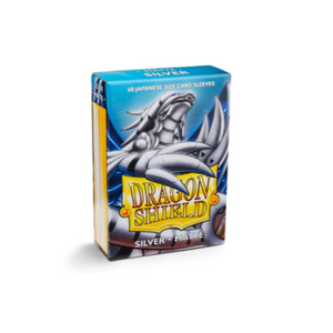 Dragon Shield - Japanese (60 sleeves) - Silver Matte