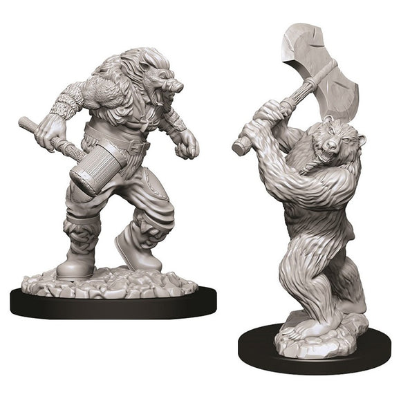 D&D Nolzurs Marvelous Unpainted Miniatures - Wereboar & Werebear - The Gaming Verse