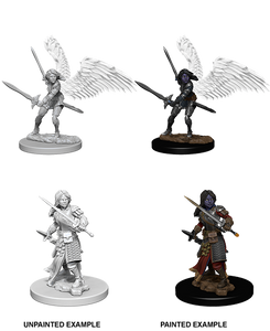 D&D - Unpainted Aasimar Female Paladin - The Gaming Verse