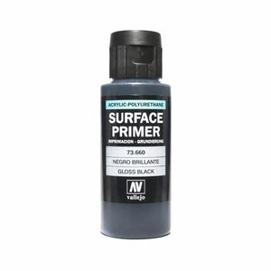 Vallejo Gloss Black Primer 60ml - The Gaming Verse