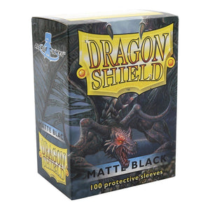 Dragon Shield 100pk Black Matte - The Gaming Verse