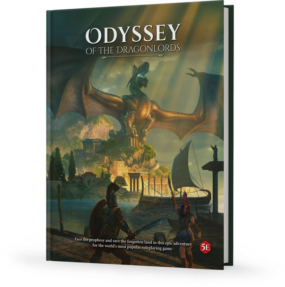 Odyssey of the Dragonlords - Hardcover Adventure Book - The Gaming Verse