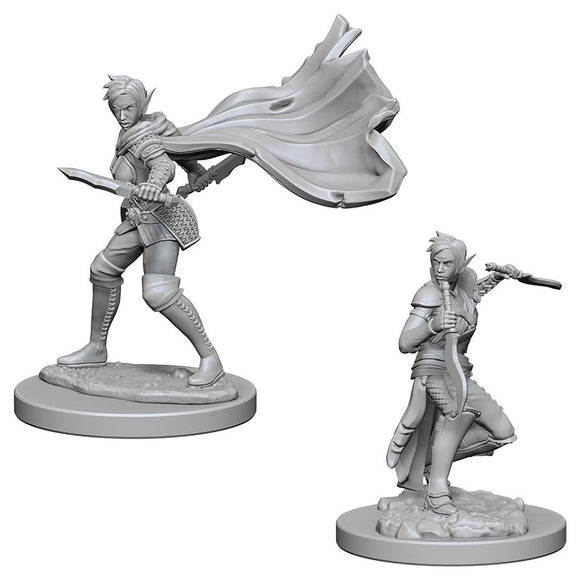 Pathfinder - Unpainted Elf Female Rogue - The Gaming Verse