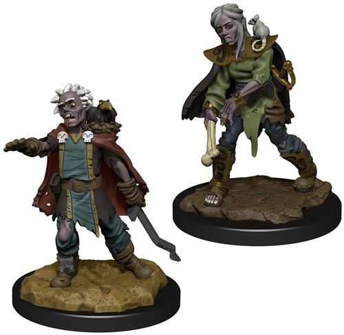 WizKids Wardlings RPG Figures Zombie (Male & Female) - The Gaming Verse